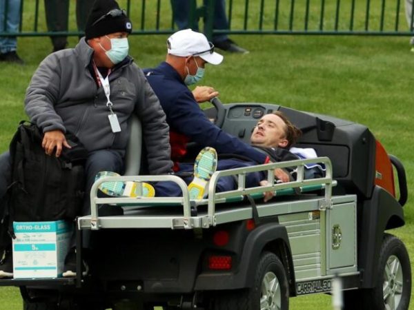 Tom Felton, the actor of Harry Potter films, was carried off the Whistling Straits course on Thursday due to an apparent medical emergency